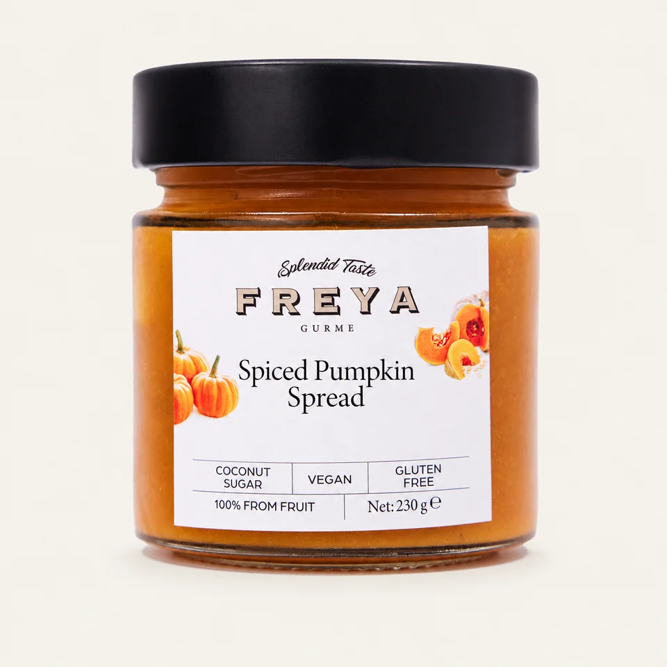Freya Spiced Pumpkin Spread — English label